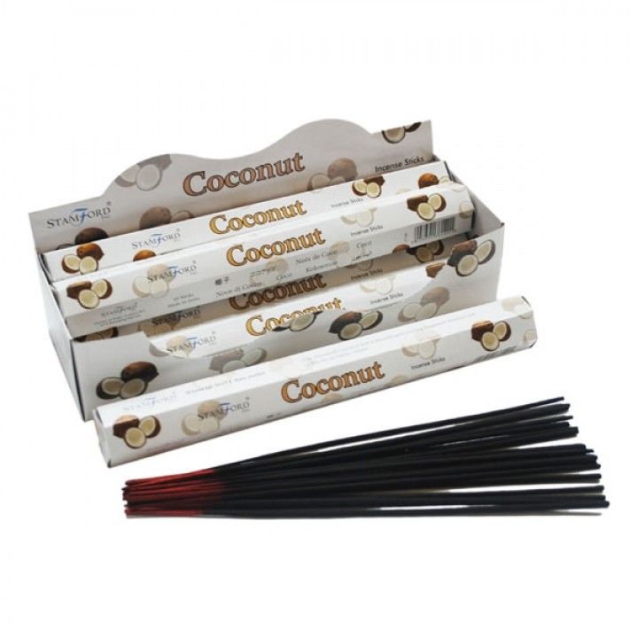 Stamford Premium Hex Incense Sticks – Coconut
