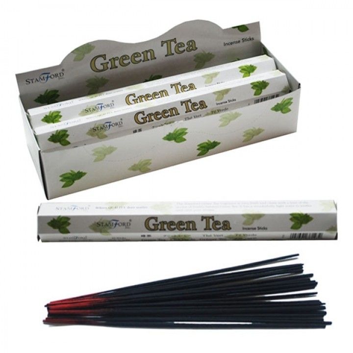 Stamford Green Tea Premium Hexagonal Incense Sticks