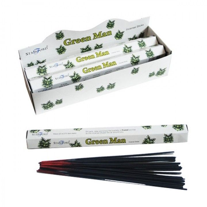 Stamford Green Man Premium Hexagonal Incense Sticks