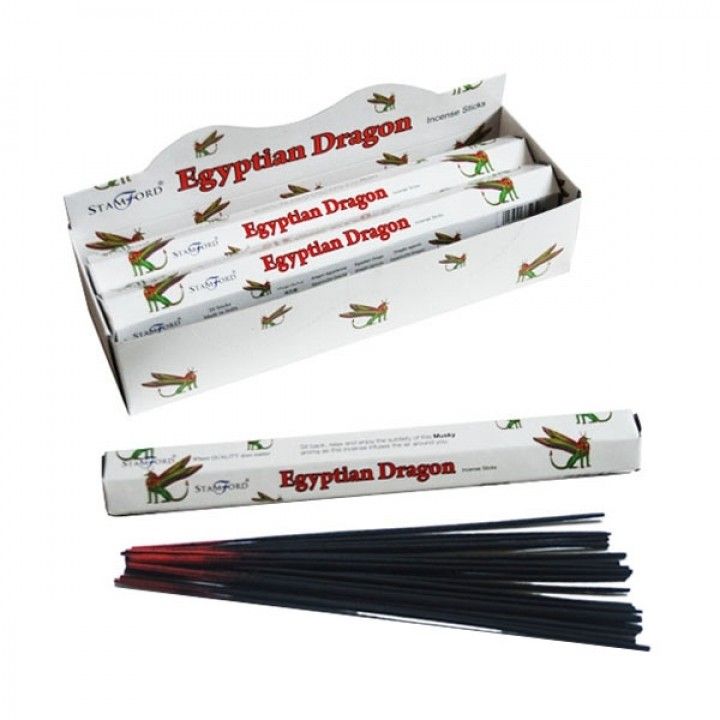 Stamford Egyptian Dragon Premium Hexagonal Incense Sticks
