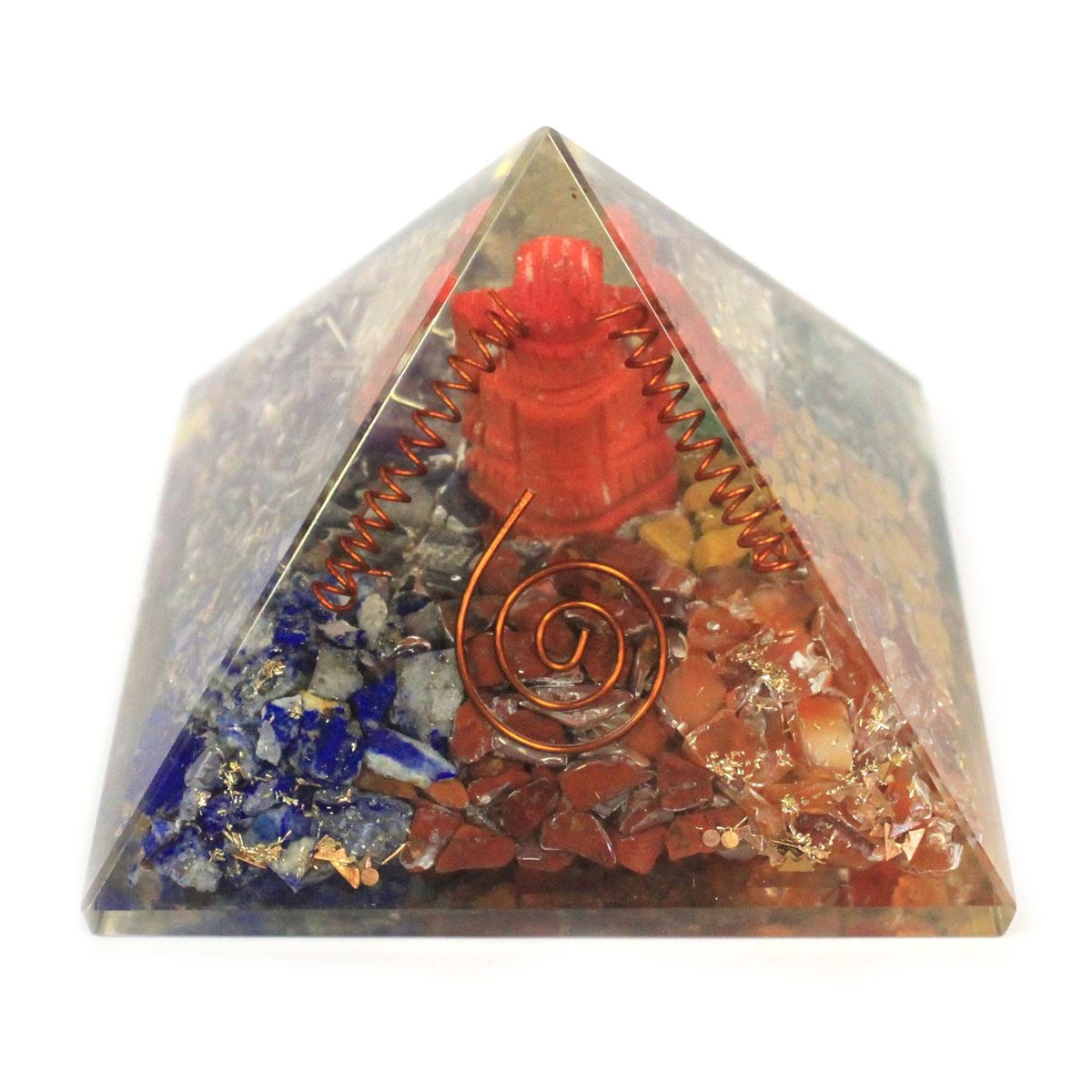 Orgonite Pyramid – Ganesh, Large 70mm