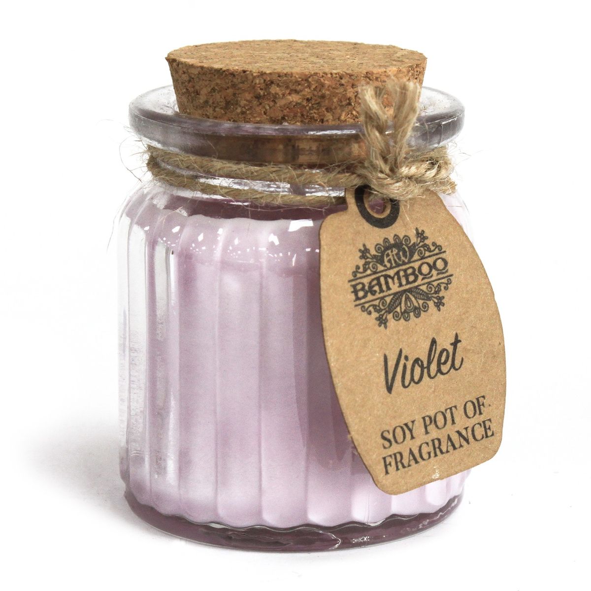 Pot of Fragrance Soy Candle – Violet