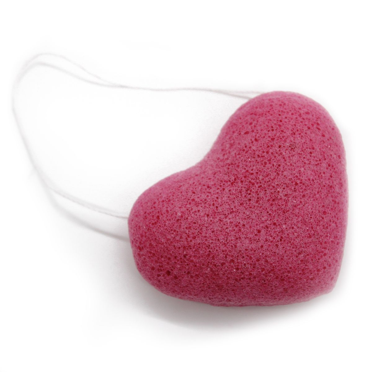 Konjac Heart Sponge – Rose