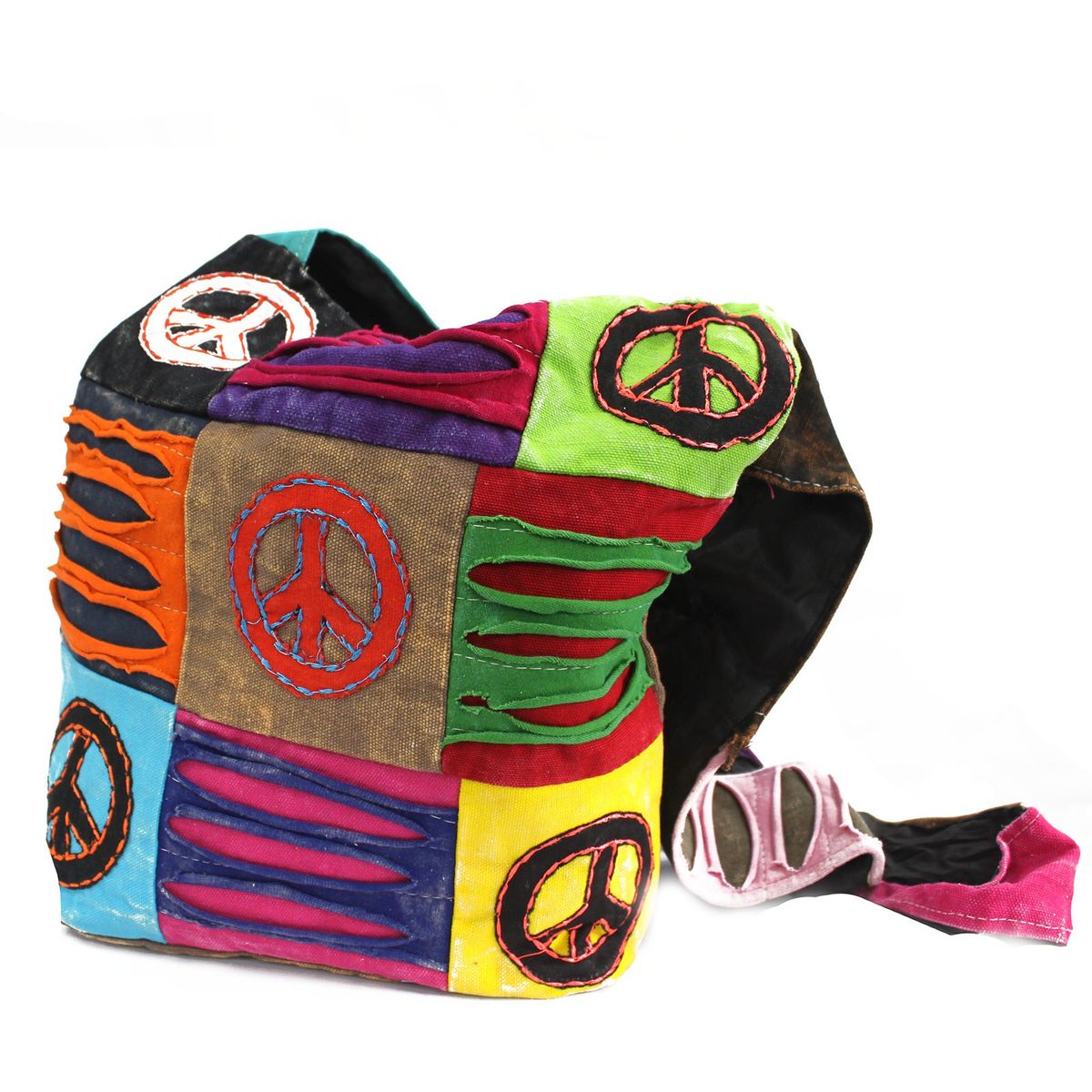 Ethnic Cotton Sling Bag – Teal Om