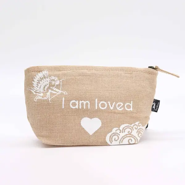 Hop Hare Jute Pouch – I Am Loved