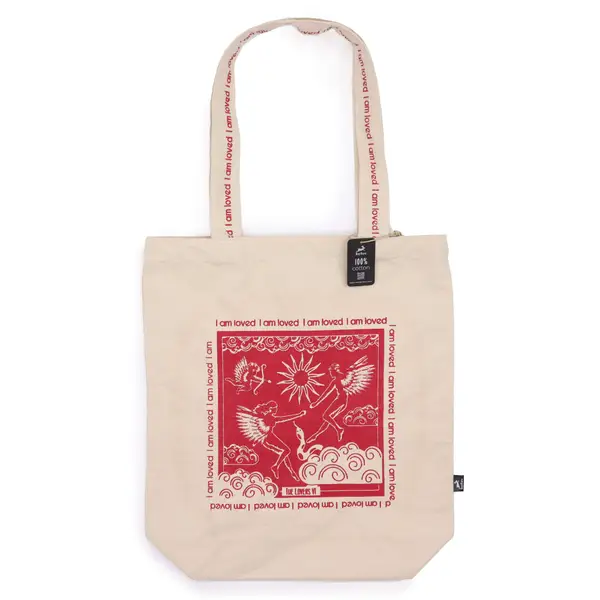 Hop Hare Tote Bag – I Am Loved