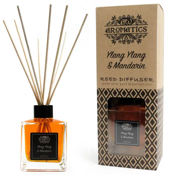 Ylang Ylang & Mandarin Essential Oil Reed Diffuser – 200ml
