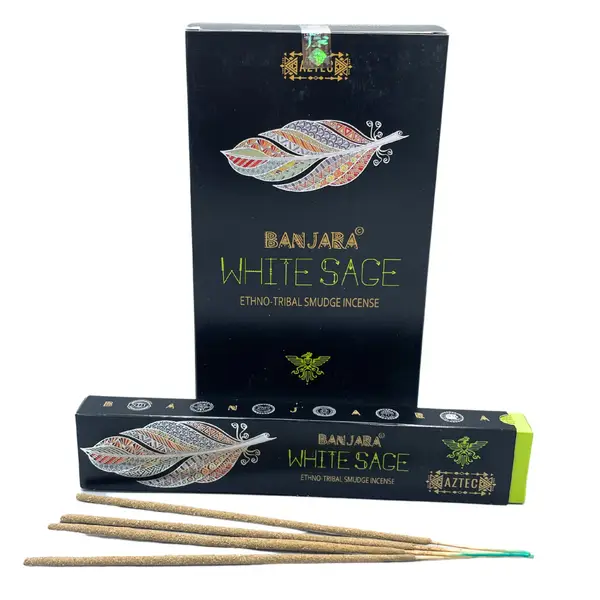 Banjara Tribal Smudge Incense Sticks – White Sage
