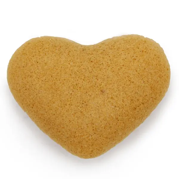 Konjac Heart Sponge – Peach