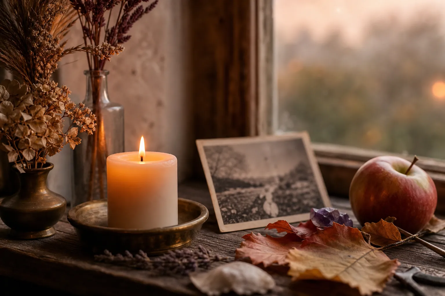 Samhain and All Hallows’ Eve: Candles, Ancestors & Apple Lore